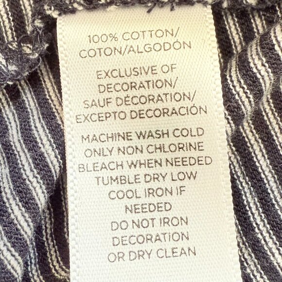 LOFT | Embroidered Striped Bell Sleeve Tee - Picture 10 of 10